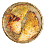 Donner Calzone Served With Sauce 