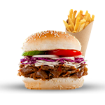 Donner Burger With Chips 