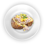 Baked Potatoes With Tuna Mayonnaise 