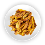 Potato Wedges Served With Garlic Mayo 